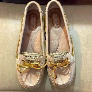 Sherry’s gold shoes size 6.5